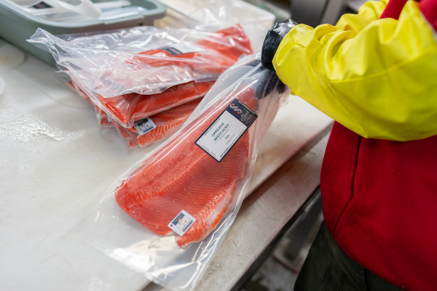 Copper River Sockeye Salmon.